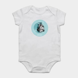 Space robot minimalism Baby Bodysuit